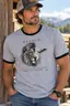 Lion And Lamb Cotton Ringer Tee thumbnail 2