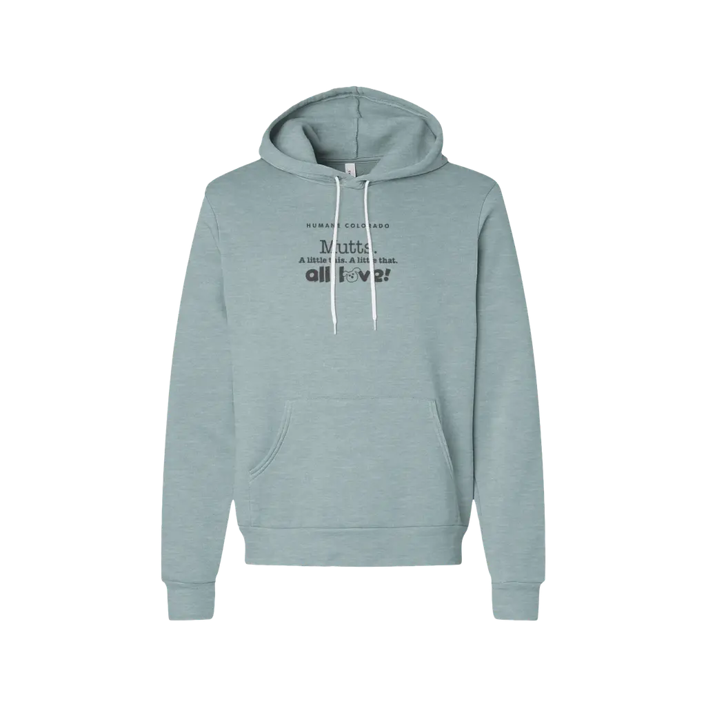 Mutts. All love! Sponge Fleece Hoodie