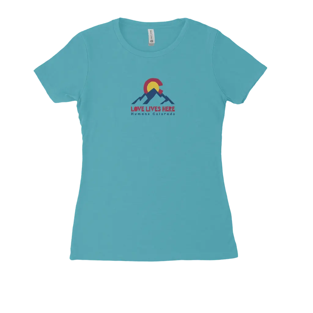 Love Lives Here Women's Fitted Tee