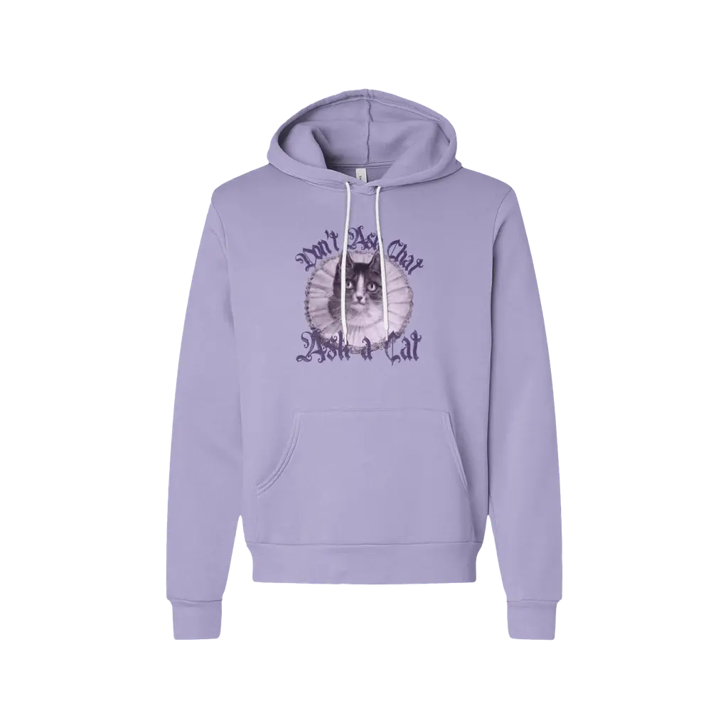Don't Ask Chat, Ask a Cat (sponge fleece hoodie)